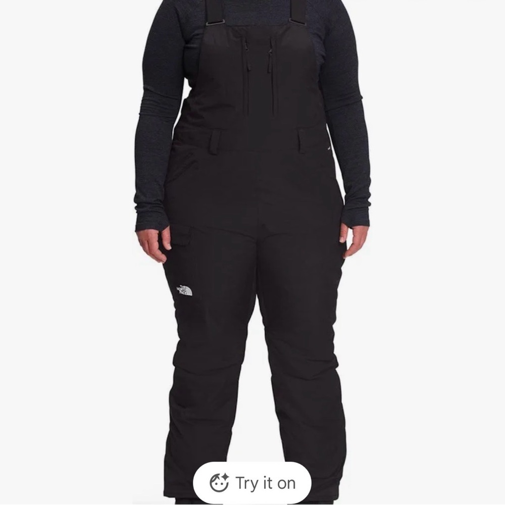 The North Face Black Insulated Bib Pants